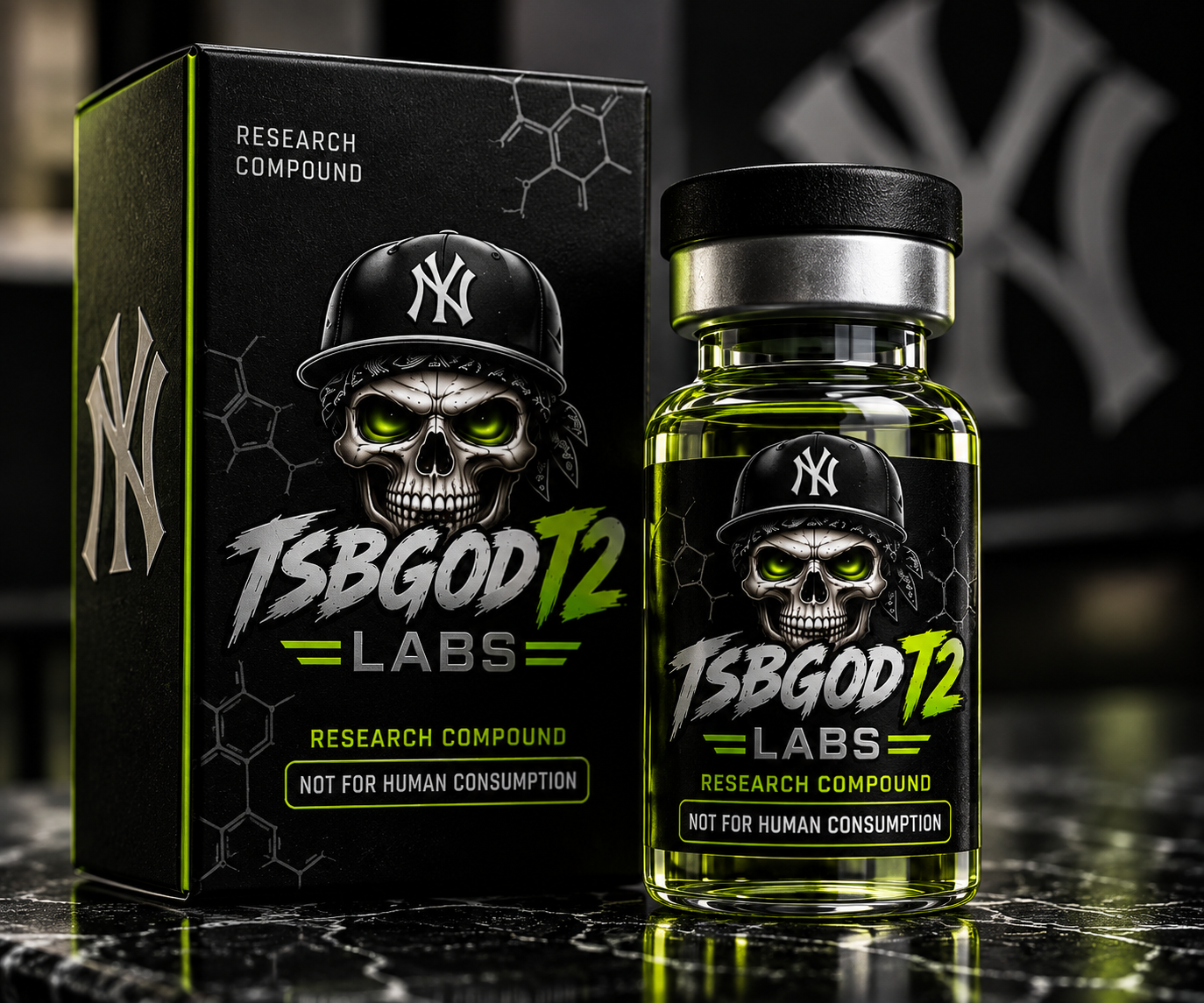 TSBGOD72 Labs peptide vial